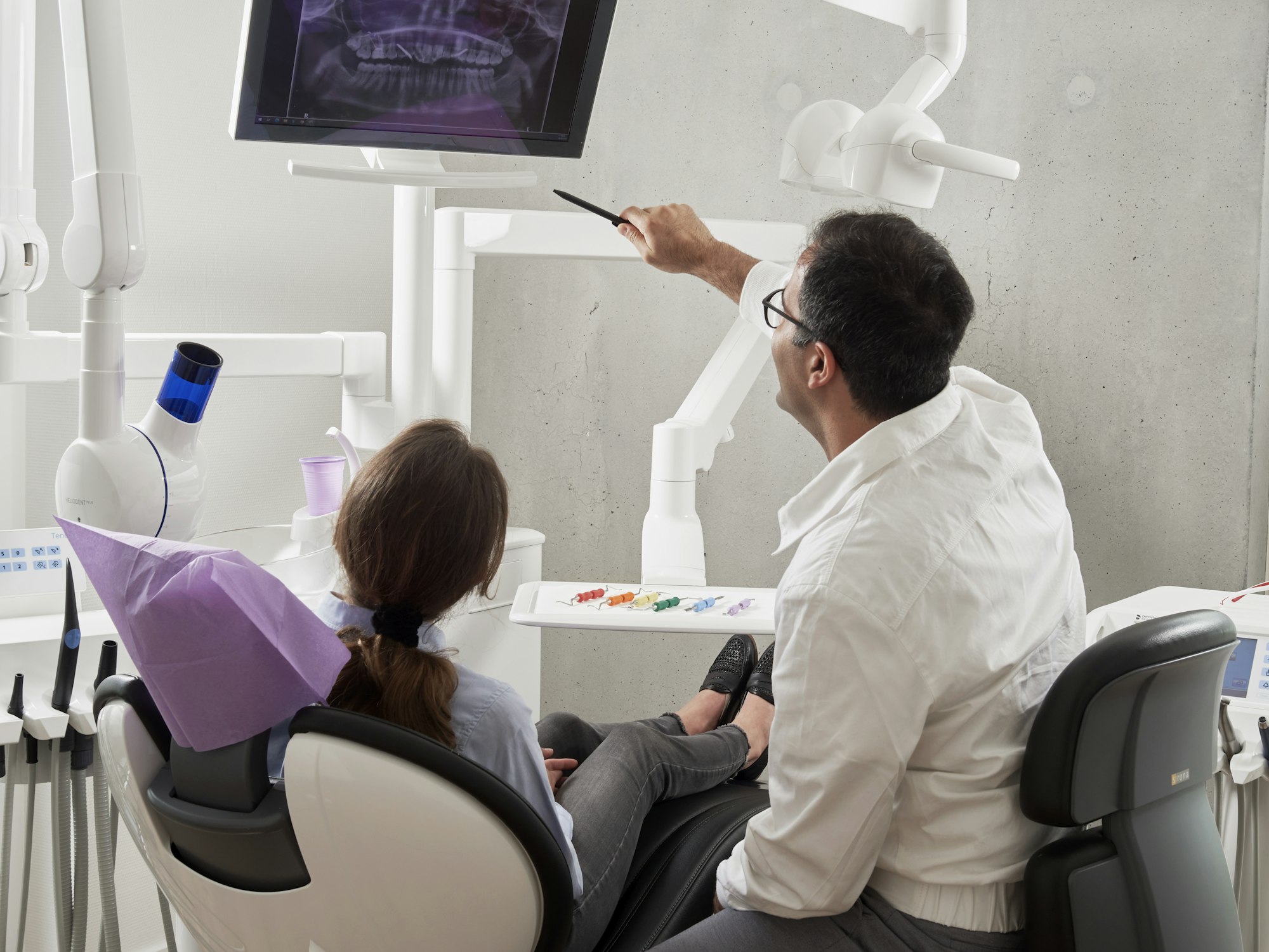 Dental implant restoration showing natural appearance
